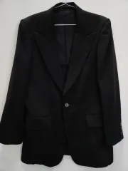 ヴィンテージ フェミニン アバント ダブルブレスト ブラック ブレザー ジャケット