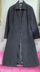 黒色 ロング コート レディース