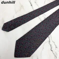 ダンヒル dunhill ネクタイ シルク100% ペイズリー柄 総柄 ヴィンテージ vintage イタリア製