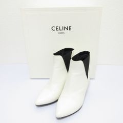 美品✨CELINE パテントレザー 36 箱袋付 バイカラー - メルカリ