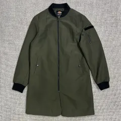 ディッキーズ カーキ ロング MA-1ジャケット S(90)