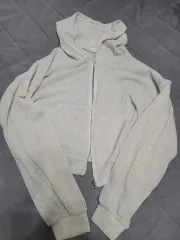 ニットジッパーカーディガン