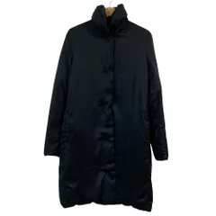 良品 JIL SANDER ジルサンダー サテンダウンコート サイズ36 ブラック レディース 古着 中古 USEDのサムネイル