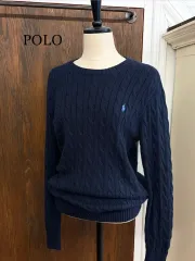 ラルフローレン 正規品 ネイビー ケーブルニット