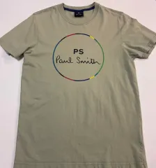正規品) PS ポール・スミス ロゴ Tシャツ カーキ