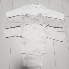 H&M 新生児 ボディスーツ オーガニック