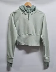 ナイキ レディース クロップド 裏起毛パーカー M