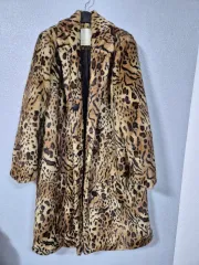 SOUL SISTER ヒョウ柄ファーコート 66 77