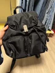 ブラック ポケット バックパック バッグ