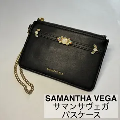 SAMANTHA VEGA/サマンサヴェガ/パスケース/カードケース/定期入れ/コインケース/ブラック　　　【SH198】