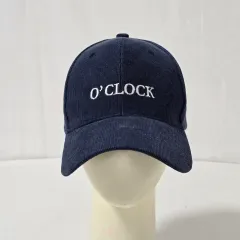 レーゲンボーゲン O'CLOCK コーデュロイ ベースボールキャップ ネイビー free 1216