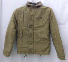 【中古品・現状品】WAIPER.inc　ワイパーインク　N-1 デッキジャケット　サイズ34 ヴィンテージ　L-43