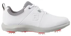 フットジョイ レディース シューズ スニーカー FootJoy Womens eComfort Golf Shoe White ホワイトのサムネイル