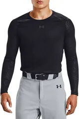 アンダーアーマー メンズ トップス シャツ Under Armour Mens Baseball ColdGearR Long Sleeve Shirt Black ブラック