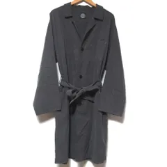 美品 Porter Classic ポータークラシック ベルテッド シングル コート 2サイズ チャコールグレー メンズ 古着 中古 USEDのサムネイル