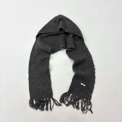 anuke　Boucle Knit Hoodie　フードマフラー　バラクラバ anuke Boucle Knit Hoodie フードマフラー バラクラバ - メルカリ