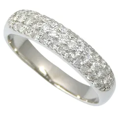 PONTE VECCHIO ポンテヴェキオ デザイン パヴェ ダイヤ リング K18WG 750 ホワイトゴールド ダイヤモンド 0.40ct 約8.5号 指輪 3.0g アクセサリー レディース 送料無料 241100104886 ★のサムネイル