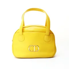 Christian Dior クリスチャンディオール ハンドバッグ レザー CDロゴ ボーリングバッグ【中古】
