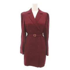 ロイヤルパーティー ROYAL PARTY 美品 テーラードジャケット F 赤 レッド ダブルブレスト  /NL ■GY58