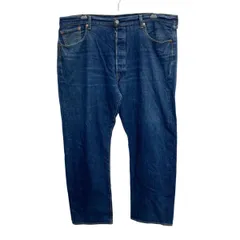 メキシコ製 Levi's501 デニムパンツ W42 インディゴブルー リーバイス ボタンフライ ビッグサイズ アメカジ デニム ジーンズ 2603-454