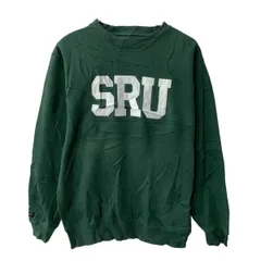 JANSPORT プリントスウェット トレーナー S グリーン ジャンスポーツ プルオーバー SRU プリント トップス 春秋物 a803-6564