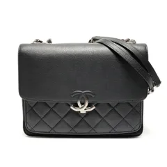 CHANEL シャネル ショルダーバッグ 24番台 2017-2018 ハーフココ キャビア チェーンショルダー【中古】