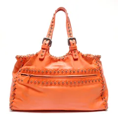 BOTTEGAVENETA ボッテガヴェネタ トートバッグ レザー スタッズ イントレチャート【中古】
