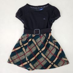 BURBERRY BLUE LABEL ワンピース ノバチェック ドッキング ロゴ