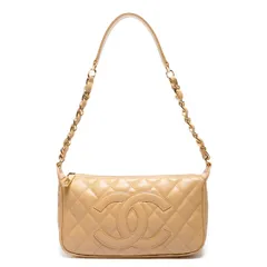 CHANEL シャネル ショルダーバッグ 9番台 2004-2005 キャビアスキン ココマーク ワンショルダーバッグ【中古】