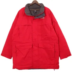 THE NORTH FACE ノースフェイス マクマードパーカー ダウンジャケット アウトドア レッド (メンズ XL) 中古 古着 A0970