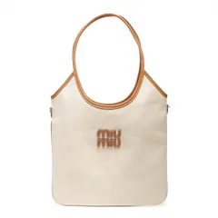Miu Miu ミュウ ミュウ ショルダーバッグ キャンバス ホーボー レギュラー【中古】