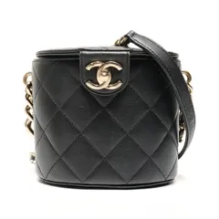 CHANEL シャネル ショルダーバッグ 29番台 2019 ミニバニティ マトラッセ　チェーンショルダー【中古】