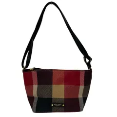 美品 BLUE LABEL CRESTBRIDGE ブルーレーベルクレストブリッジ CB チェック ショルダーバッグ レッド レディース 古着 中古 USED