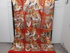 P42184　打掛　唐織り　花嫁衣裳　振袖　ｃ