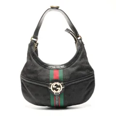 GUCCI グッチ ショルダーバッグ GGキャンバス シェリーライン インターロッキング【中古】