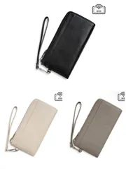 【牛革】　長財布　RFID 薄型 軽量 大容量 スキミング防止　ウィメンズ