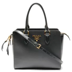PRADA プラダ ハンドバッグ サフィアーノ ガレリア 2way 1BA113【中古】