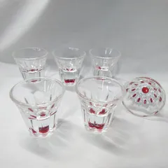 お猪口 おちょこ ガラス製 6個 まとめて U644