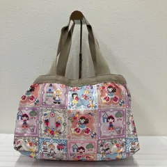 1102　LeSportsac　レスポートサック　肩がけ　トートバッグ　コラボ Disney  It's a small world　ディズニー　イッツァスモールワールド 大容量　軽量