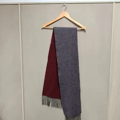 ★カシミヤ100％の柔らかで肌触り★ ビームスライツ BEAMS LIGHTS カシミヤリバーシブルソリッドマフラー 【長さ188cm 幅22.5cm】のサムネイル