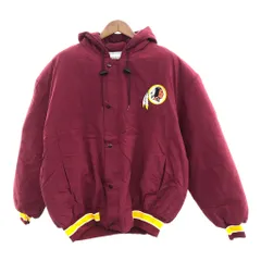 90年代 USA製 DeLONG デロング NFL ワシントン・レッドスキンズ 中綿 スタジアムジャケット プロチーム (メンズ XL) 中古 古着 P9420