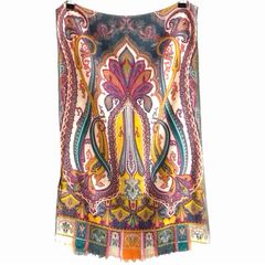 ETRO エトロ ペイズリー柄 シルクストール 極美品 イタリア製 - メルカリ