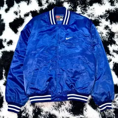 NIKE ナイキ 90s サテン スタジャン ブルゾン ジャケット