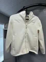 フィラ フリース ジャケット アイボリー 130