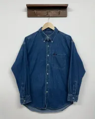 M 90s CHAPS by Ralph Lauren デニムシャツ