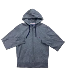 トミーヒルフィガー メンズ ヴィンテージフィット 起毛 ジップアップパーカー S 90