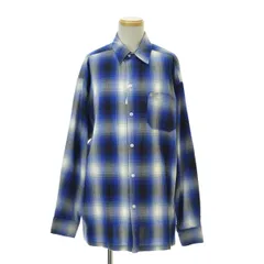 【CalTop】オンブレチェック長袖シャツ