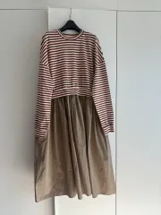 バイカラー ロング ONE PIECE (BIG)