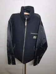 MAYPOLE ブラック ジップアップ ジャケット
