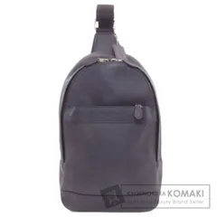COACH コーチ F71751 ロゴ ボディバッグ レザー メンズ [中古]